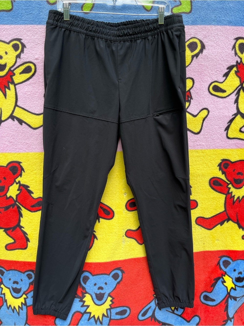 all in motion Black Men’s Athletic Jogger Pants gym running